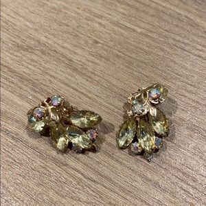 Vintage clip on earrings.